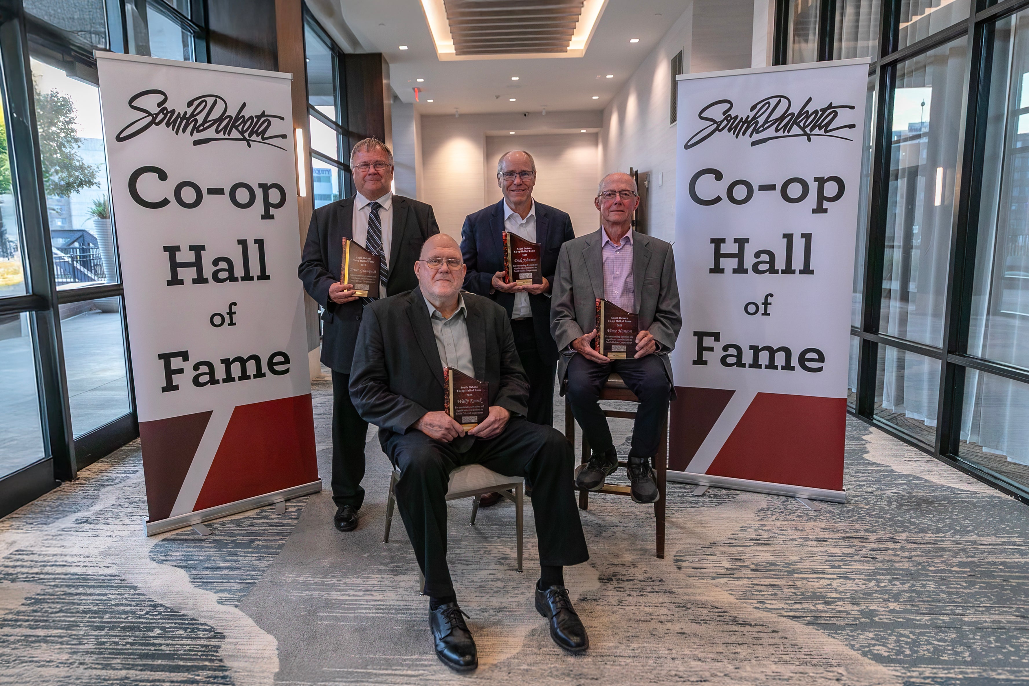 Bruce Granquist, Wally Knock, Dick Johnson, Vince Hanson